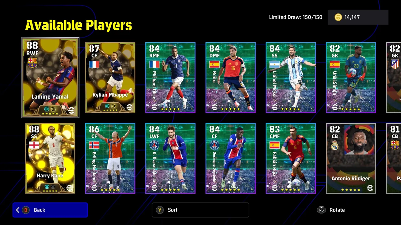 Epic Player of the Year 2026 Available Players