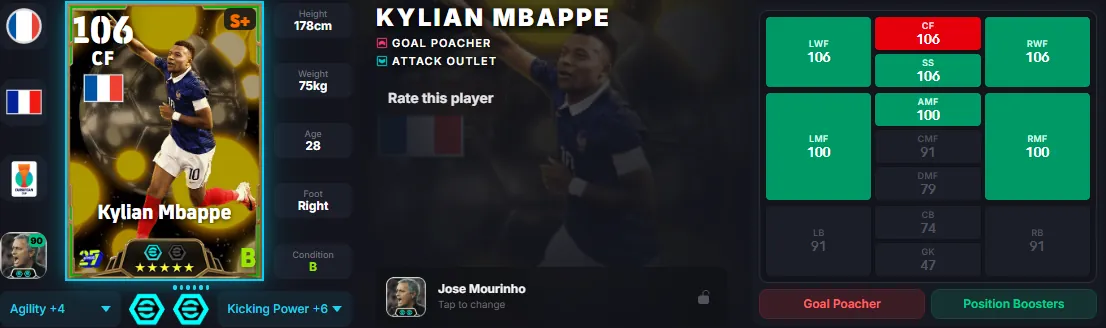 Epic Player of the Year 2026 Kylian Mbappe Card