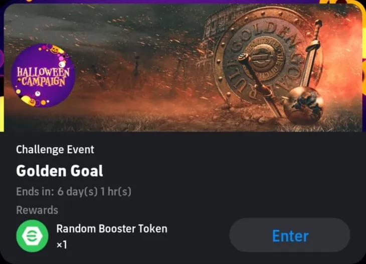 Golden Goal Challenge Event