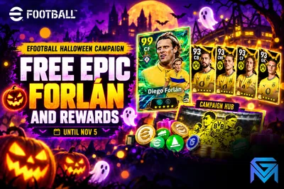 eFootball eFootball Halloween Campaign: Free Epic Forlán and news image
