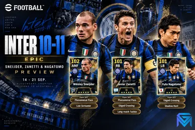 eFootball eFootball Inter 10-11 Preview: Sneijder, Zanetti & news image