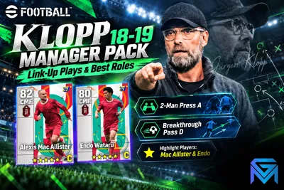 eFootball eFootball Klopp 18-19 Manager Pack: Link-Up Plays  news image