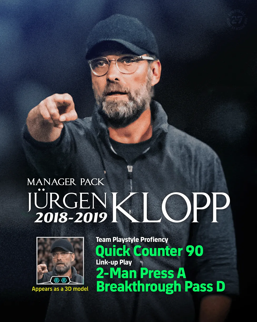 eFootball Klopp 18-19 Manager Pack: Link-Up Plays & Best Roles
