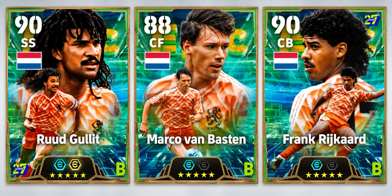 eFootball Netherlands Epic: Gullit, Van Basten & Rijkaard Guide
