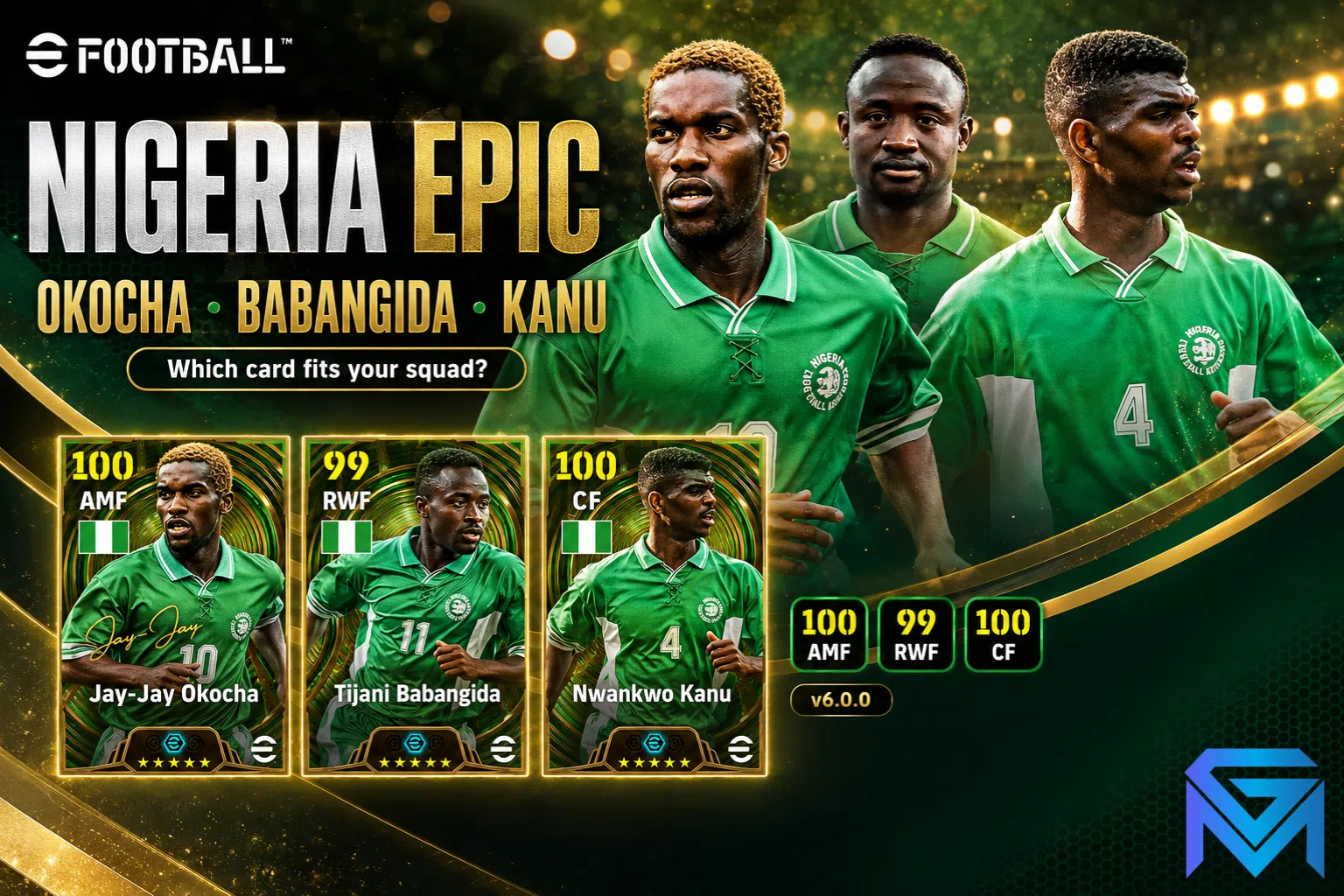 eFootball eFootball Nigeria Epic Pack: Okocha, Babangida and news image