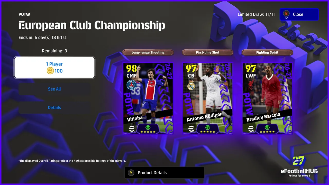 POTW European Club Championship