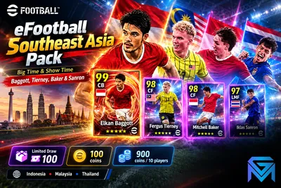 eFootball eFootball Southeast Asia Pack: Baggott, Tierney, B news image
