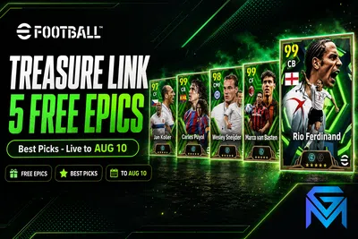 eFootball eFootball Treasure Link Guide — 5 Free Epic Cards  news image