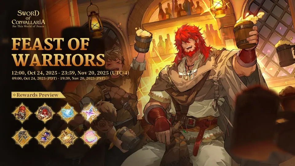 Sword of Convallaria Feast of Warriors Headlines Sword of Convallaria’s news image