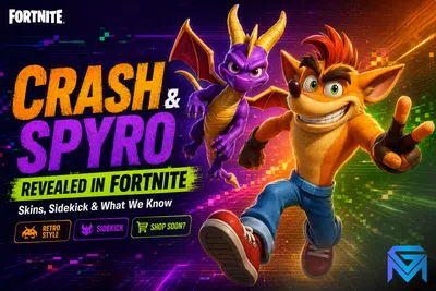 Fortnite Fortnite Crash Bandicoot & Spyro Revealed: Skins,  news image