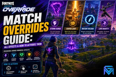 Fortnite Fortnite Match Overrides Guide: All Effects & How  news image
