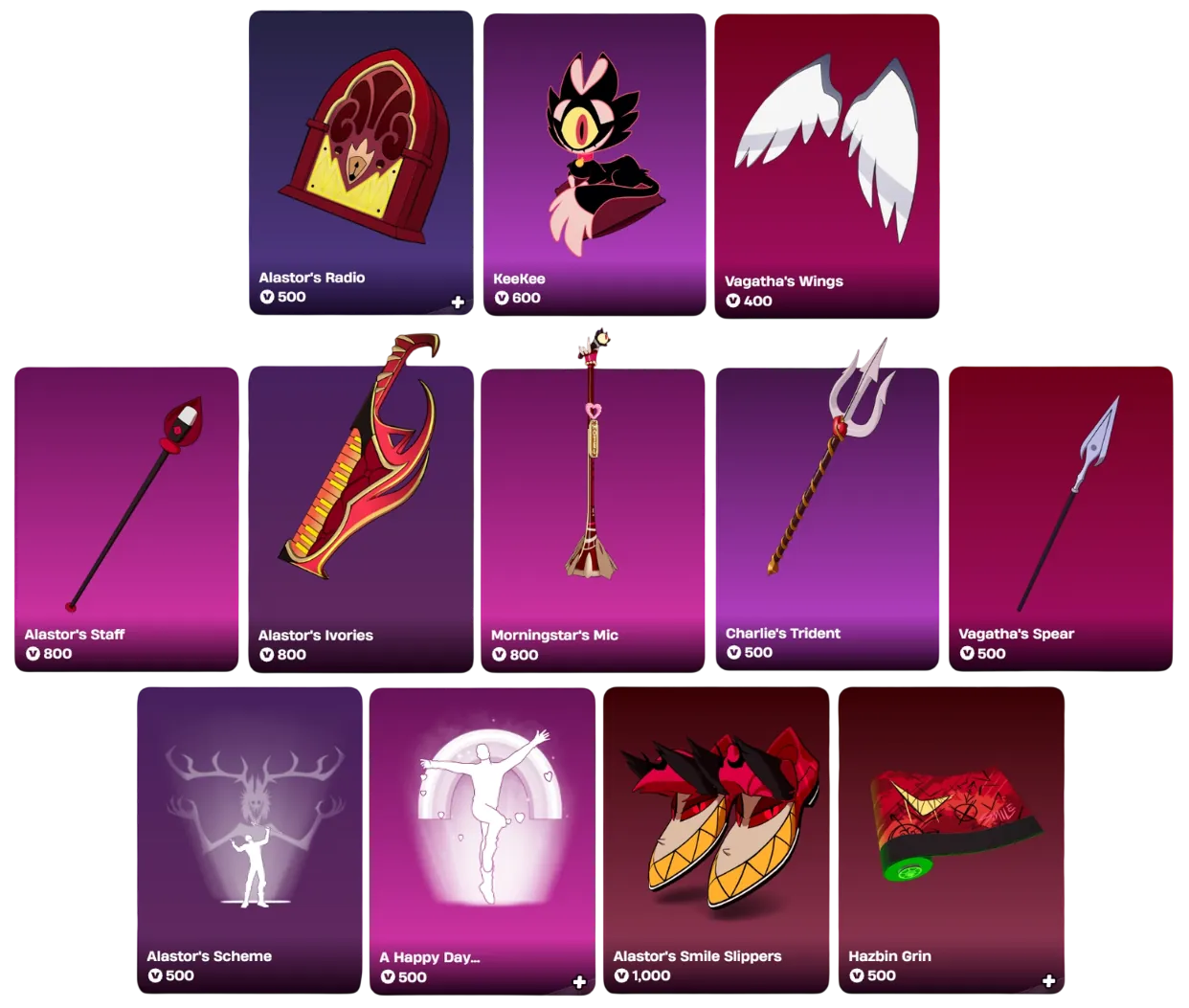 Fortnite x Hazbin Hotel: All Skins, Prices & Bundle