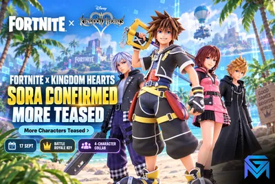 Fortnite Fortnite x Kingdom Hearts: Sora Confirmed, More Te news image