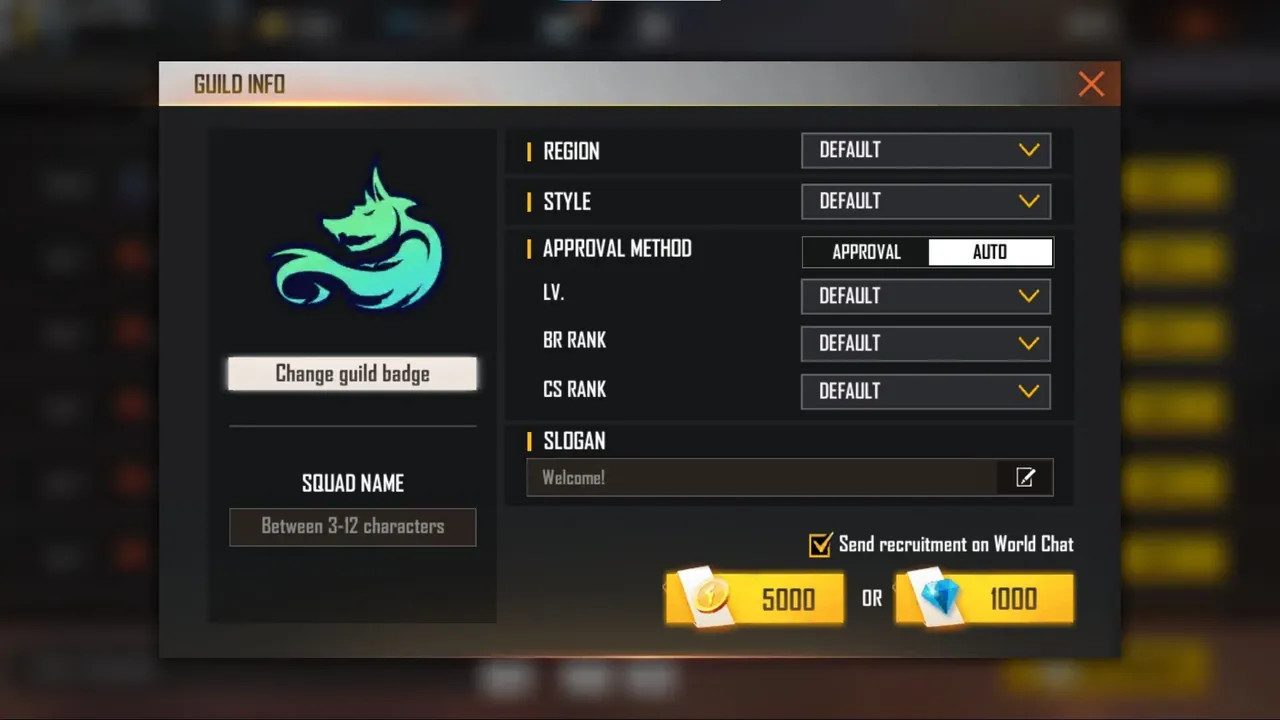 Free Fire Guild Guide: How to Create, Join and Name a Guild