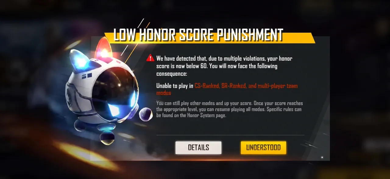 Free Fire Honor Score: How It Drops and How to Raise It