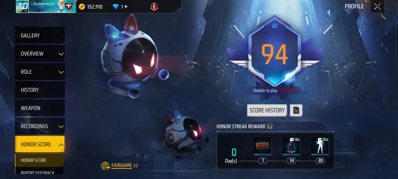 Free Fire Honor Score: How It Drops and How to Raise It