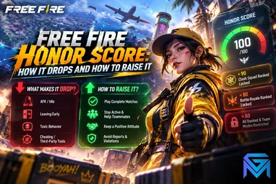 Free Fire Free Fire Honor Score: How It Drops and How to Rai news image