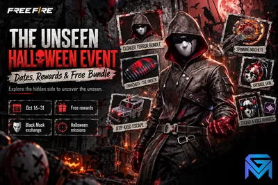 Free Fire Free Fire The Unseen Halloween Event: Dates, Rewar news image