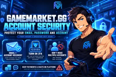 GameMarket GameMarket.gg Account Security: Email, Password an news image