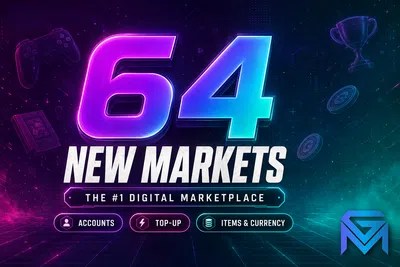 GameMarket GameMarket.gg Expands with 64 New Markets! news image