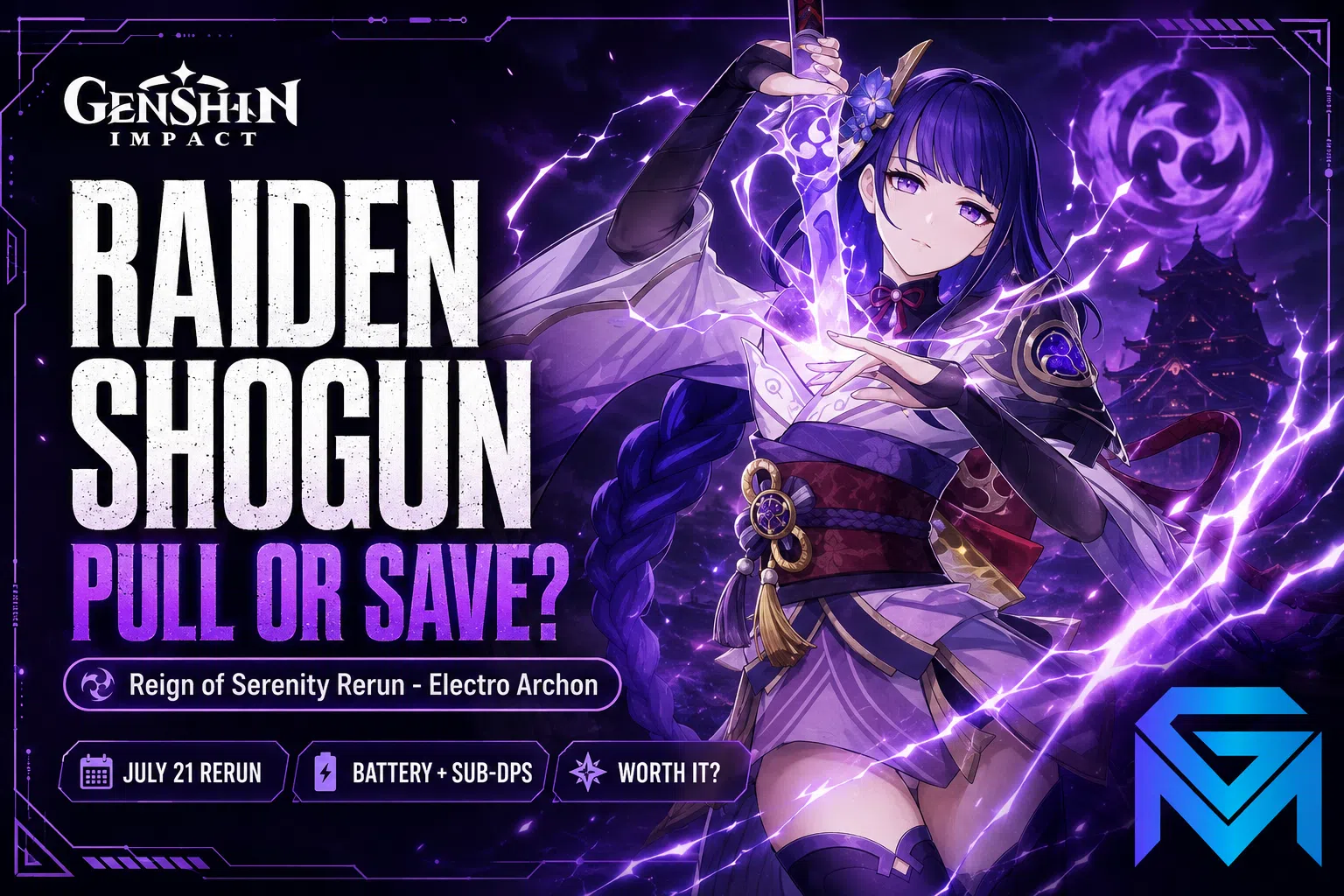 Genshin Impact Genshin 6.7 Raiden Shogun Rerun — Reign of Serenit news image