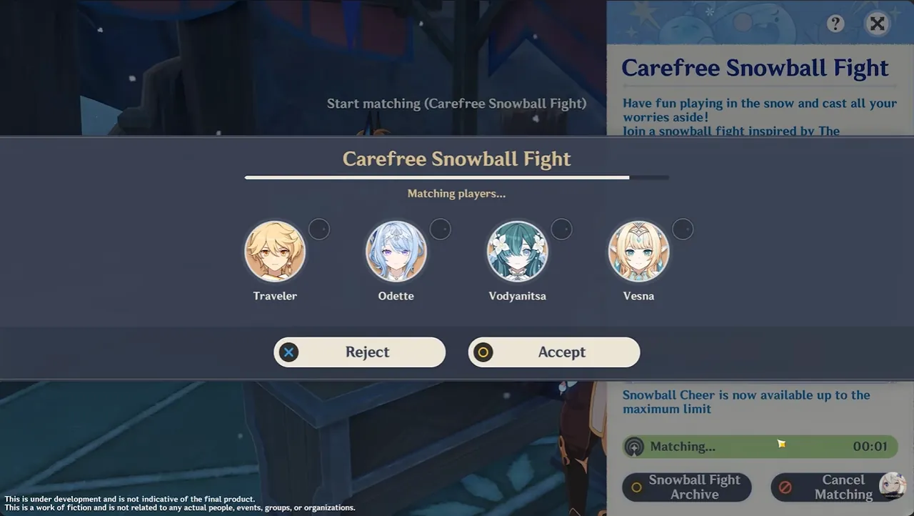 Genshin Impact Carefree Snowball Fight: 420 Primogems Event Guide