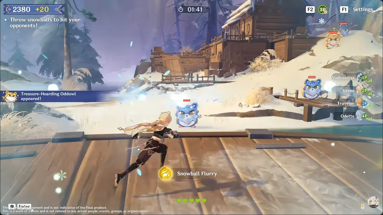 Genshin Impact Carefree Snowball Fight: 420 Primogems Event Guide