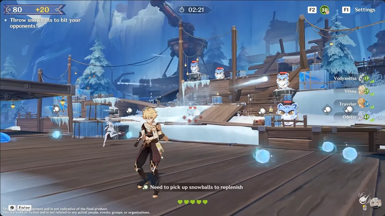Genshin Impact Carefree Snowball Fight: 420 Primogems Event Guide