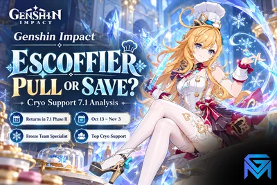 Genshin Impact Genshin Impact Escoffier Pull or Save? Cryo Suppor news image
