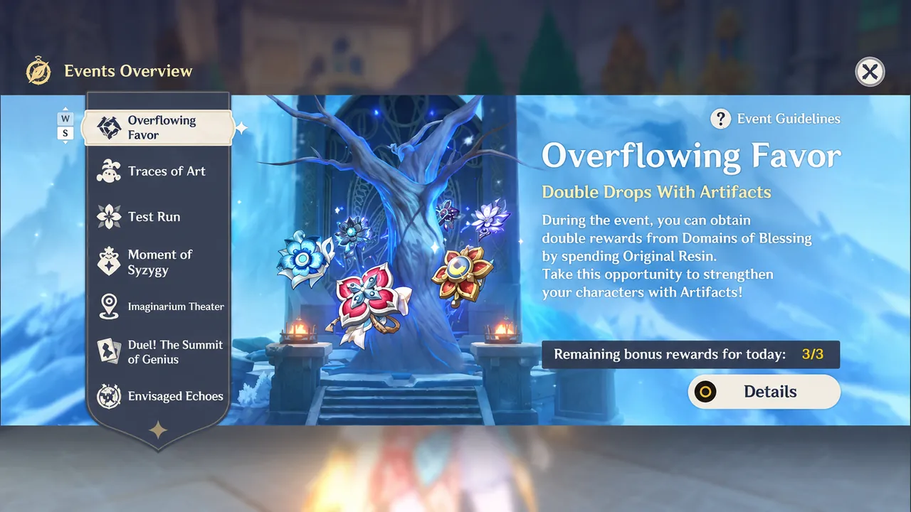 Overflowing Favor: Double Artifact Drops Event Overview