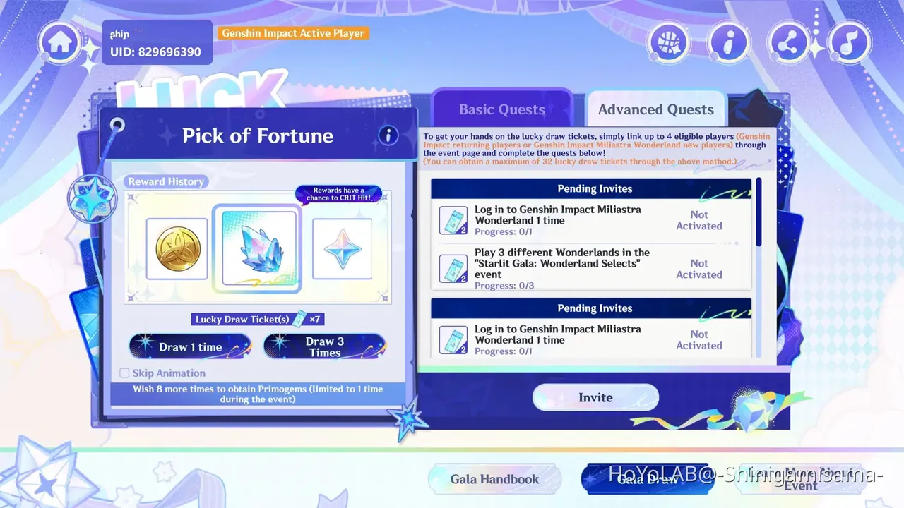 Genshin Impact Starlit Gala Web Event: How to Claim Free Primogems