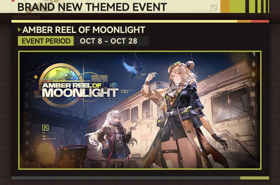 GFL2 Amber Reel of Moonlight: Mityl Kit, Banners and Event Dates