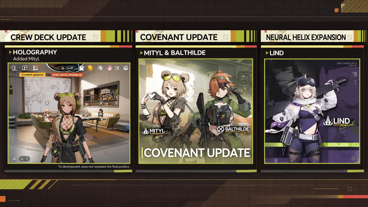 GFL2 Amber Reel of Moonlight: Mityl Kit, Banners and Event Dates
