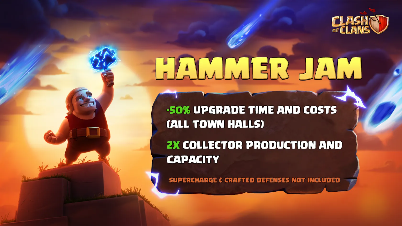 Clash of Clans HAMMER JAM, New Season, and Latest Blog Updates news image