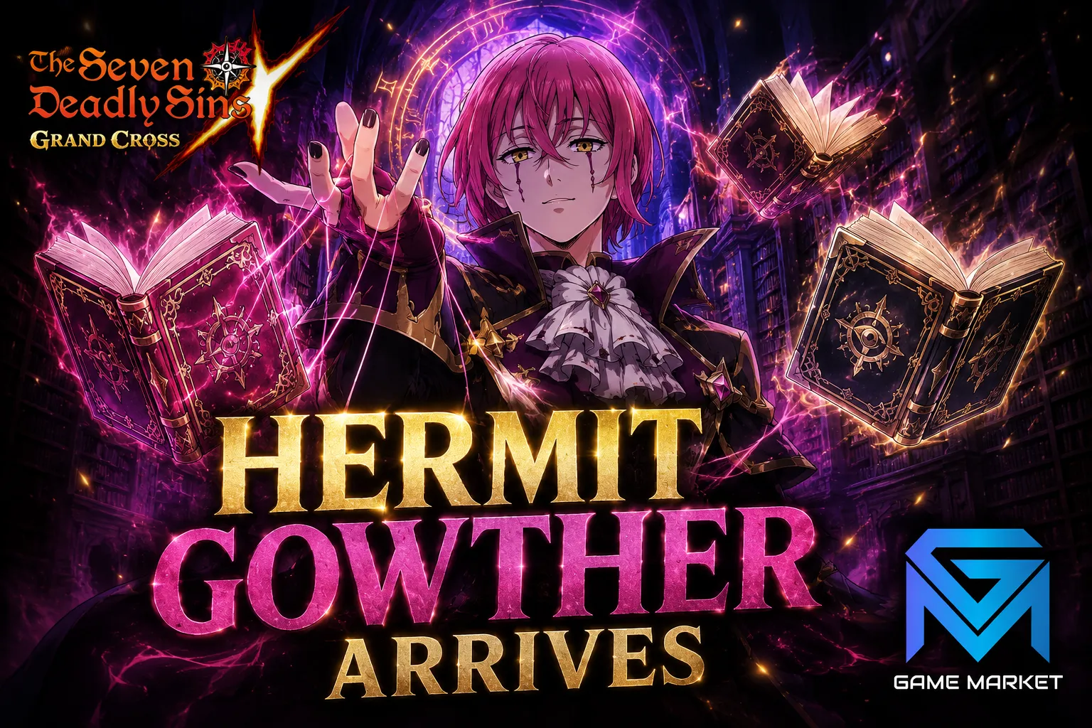 The Seven Deadly Sins: Grand Cross Hermit Gowther Joins 7DS Grand Cross: The Annivers news image