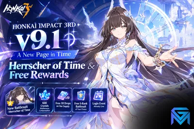 Honkai Impact 3rd Honkai Impact 3rd v9.1: Herrscher of Time & Free R news image