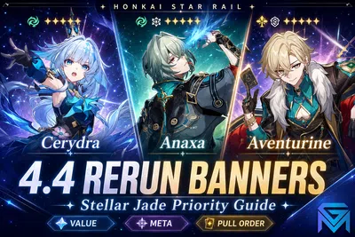 Honkai Star Rail Honkai Star Rail 4.4 Rerun Banners: Stellar Jade P news image