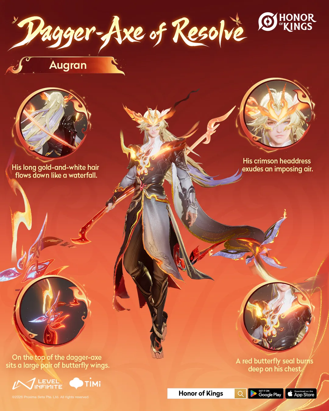 Honor of Kings Augran FMVP Skin Dagger-Axe of Resolve Arrives