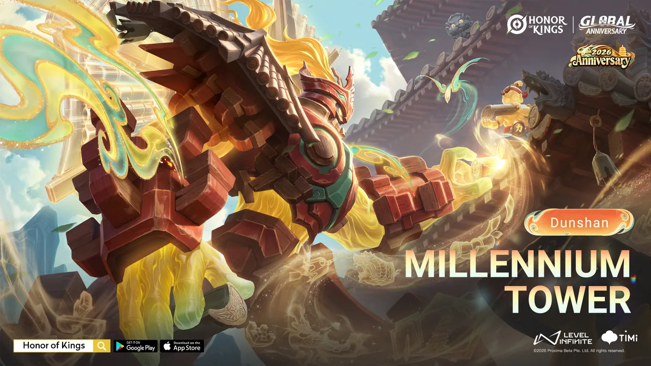 Honor of Kings Global Anniversary 2026: Dunshan and Free Legend Skin