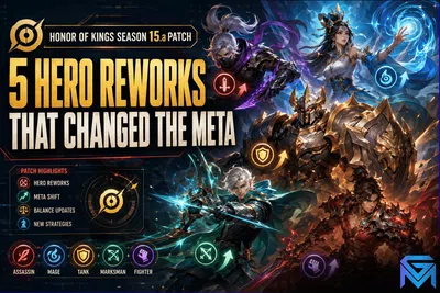 Honor of Kings Honor of Kings Season 15.a Patch: 5 Hero Reworks T news image
