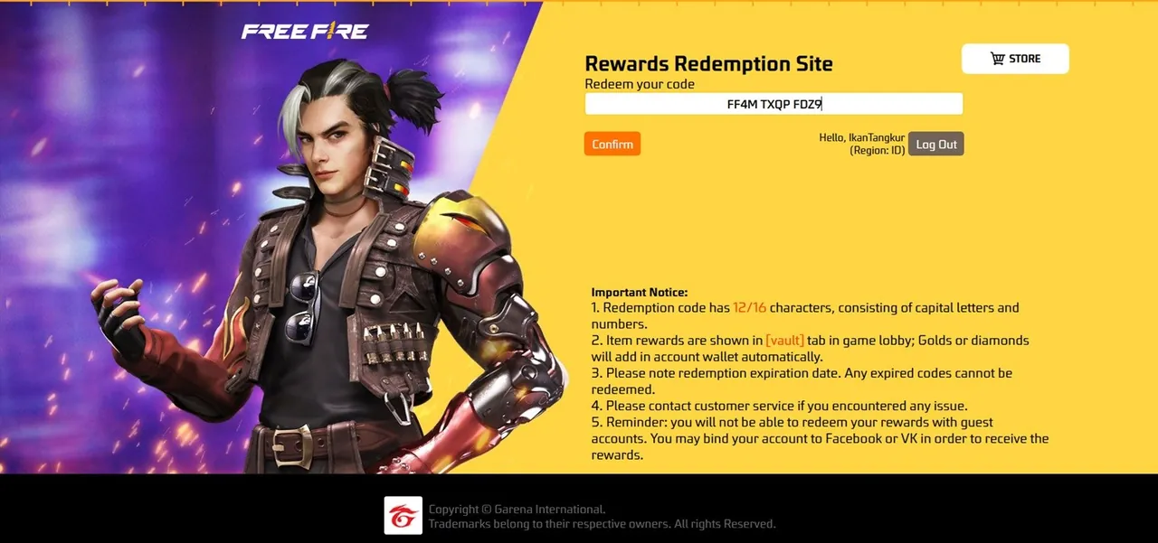 How to Redeem Codes in Free Fire: Official Site, Rules and Common Errors