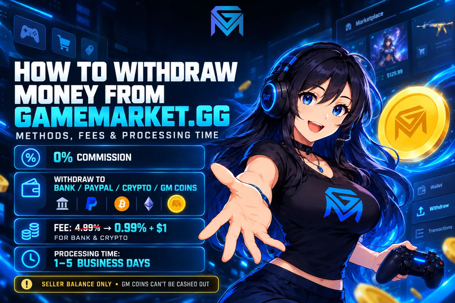 Revert Method How to Withdraw Money From GameMarket.gg: Methods, Fees and Processing ...