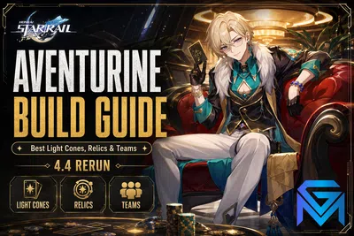 Honkai Star Rail HSR Aventurine Build Guide — Best Light Cones, Rel news image