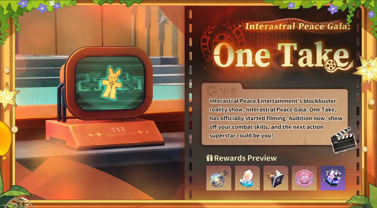HSR Interastral Peace Gala: One Take Event Guide & Rewards