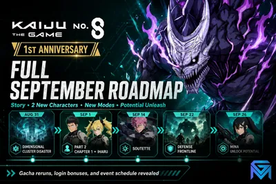 Kaiju No. 8 The Game Kaiju No. 8: The Game 1st Anniversary: Full Septem news image