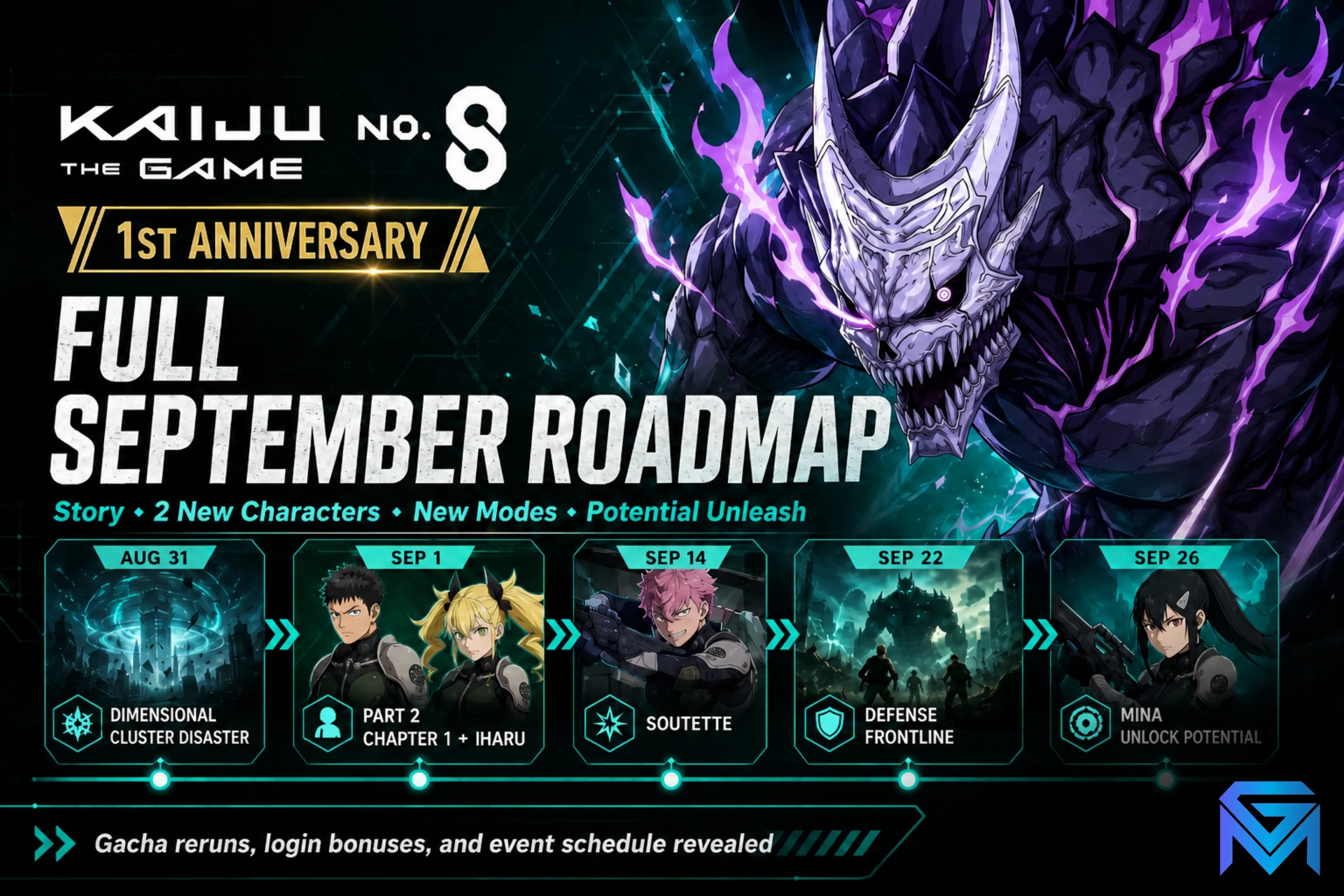 Kaiju No. 8 The Game Kaiju No. 8: The Game 1st Anniversary: Full Septem news image
