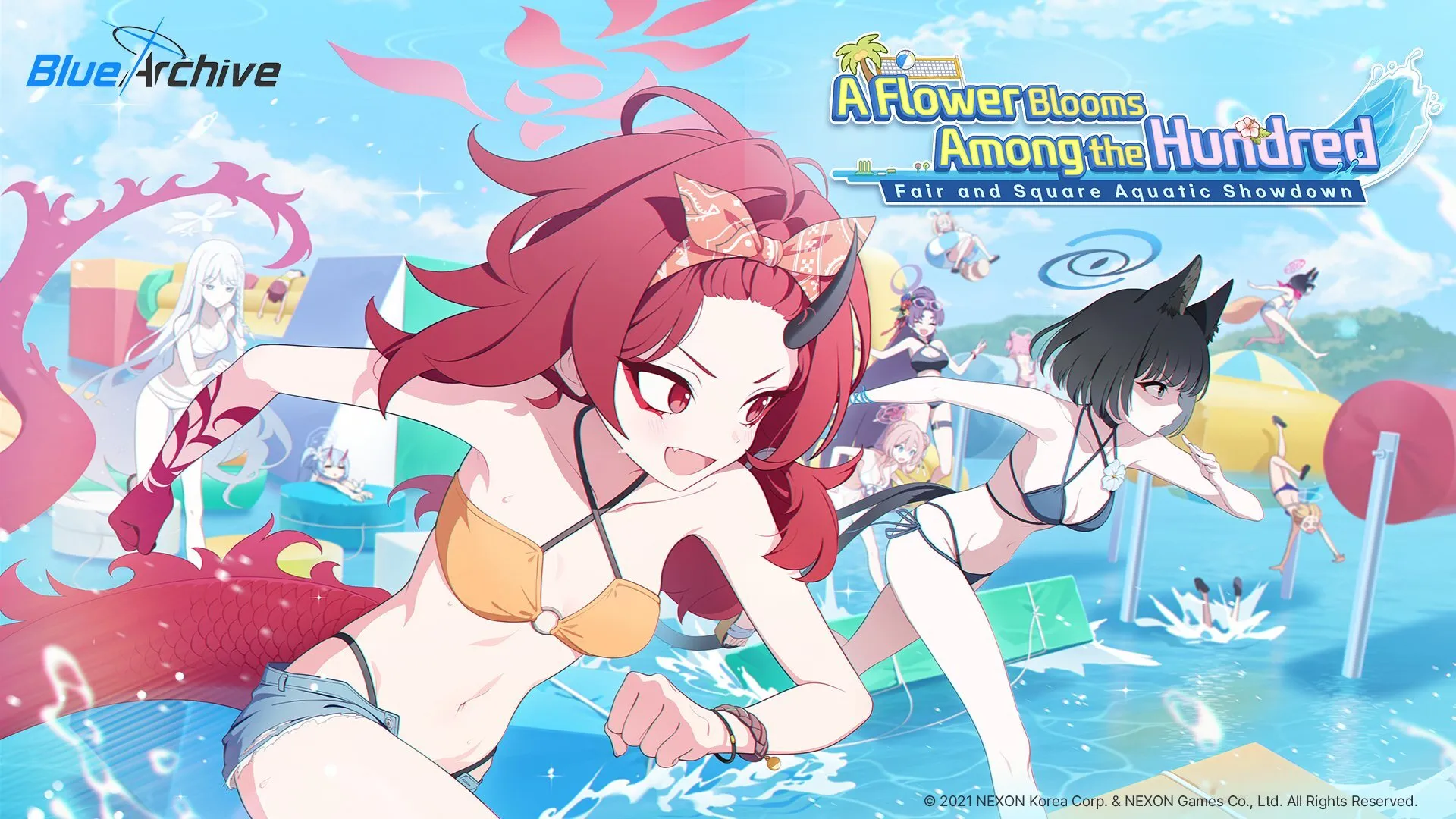 Blue Archive Kikyou, Renge & Yukari (Swimsuit) Splash Into Blue news image