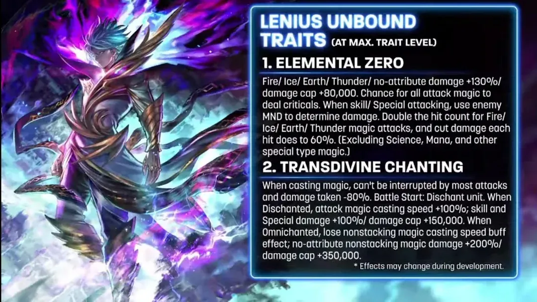 Last Cloudia Lenius Unbound Now Live: Kit, Skills and Release Promo