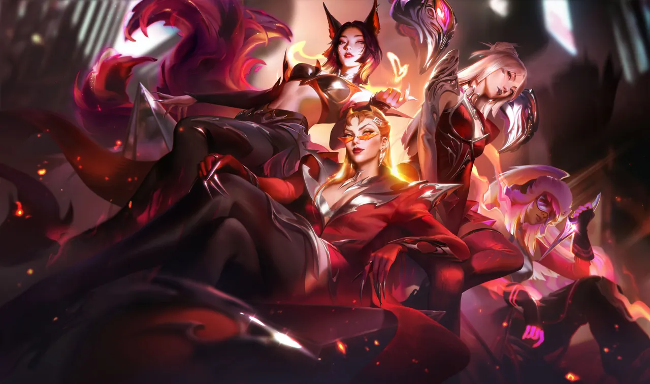 League of Legends K/DA Firestarter skins