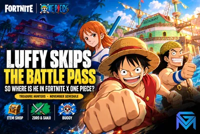 Fortnite Luffy Skips the Battle Pass, So Where Is He in For news image